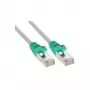 Crossover komutācijas kabelis InLine Cat5e SF/UTP (S-FTP) RJ-45–RJ-45 0,25 m, pelēks