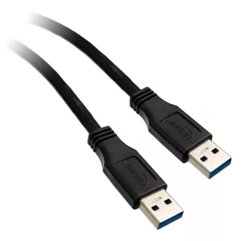 USB 3.2 Gen.1 kabelis Type A vīr. / A vīr. InLine 35215 melns 1,5 m