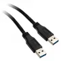 USB 3.2 Gen.1 kabelis Type A vīr. / A vīr. InLine 35215 melns 1,5 m