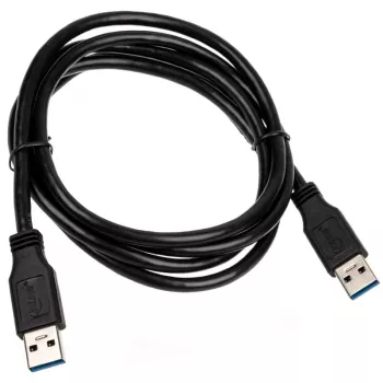 USB 3.2 Gen.1 kabelis Type A vīr. / A vīr. InLine 35215 melns 1,5 m