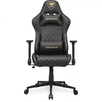Universāla spēļu krēsls COUGAR Gaming ARMOR ONE V2 Polsterēts sēdeklis Melns Zelts