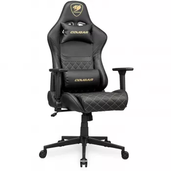 Universāla spēļu krēsls COUGAR Gaming ARMOR ONE V2 Polsterēts sēdeklis Melns Zelts