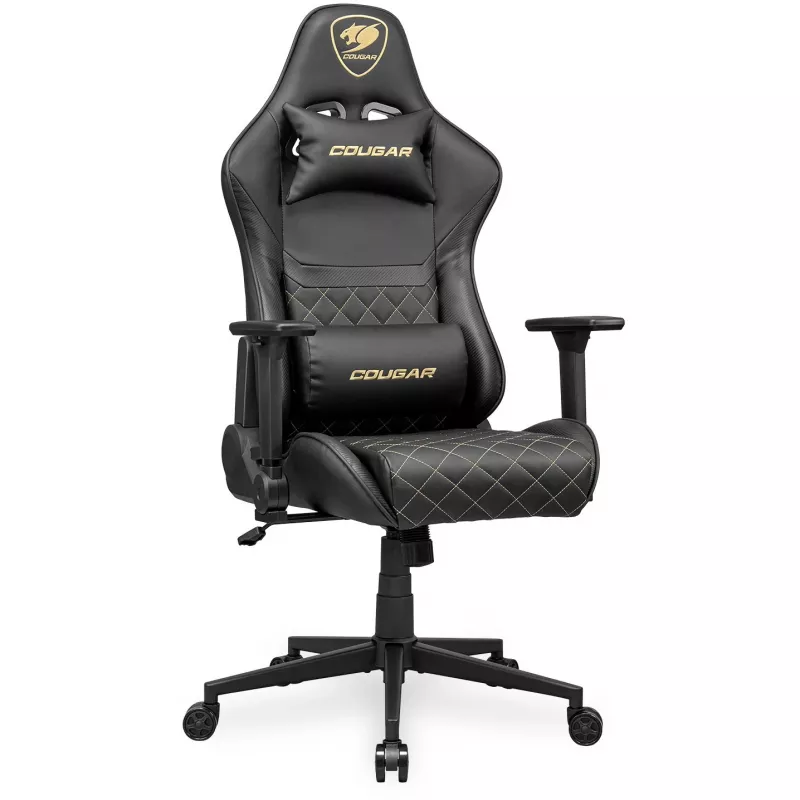 Universāla spēļu krēsls COUGAR Gaming ARMOR ONE V2 Polsterēts sēdeklis Melns Zelts