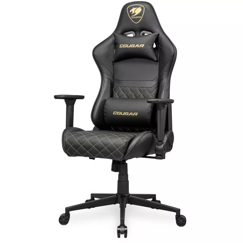 Universāla spēļu krēsls COUGAR Gaming ARMOR ONE V2 Polsterēts sēdeklis Melns Zelts