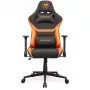 Universāls spēļu krēsls COUGAR Gaming Armor One V2 F polsterēts sēdeklis melns oranžs