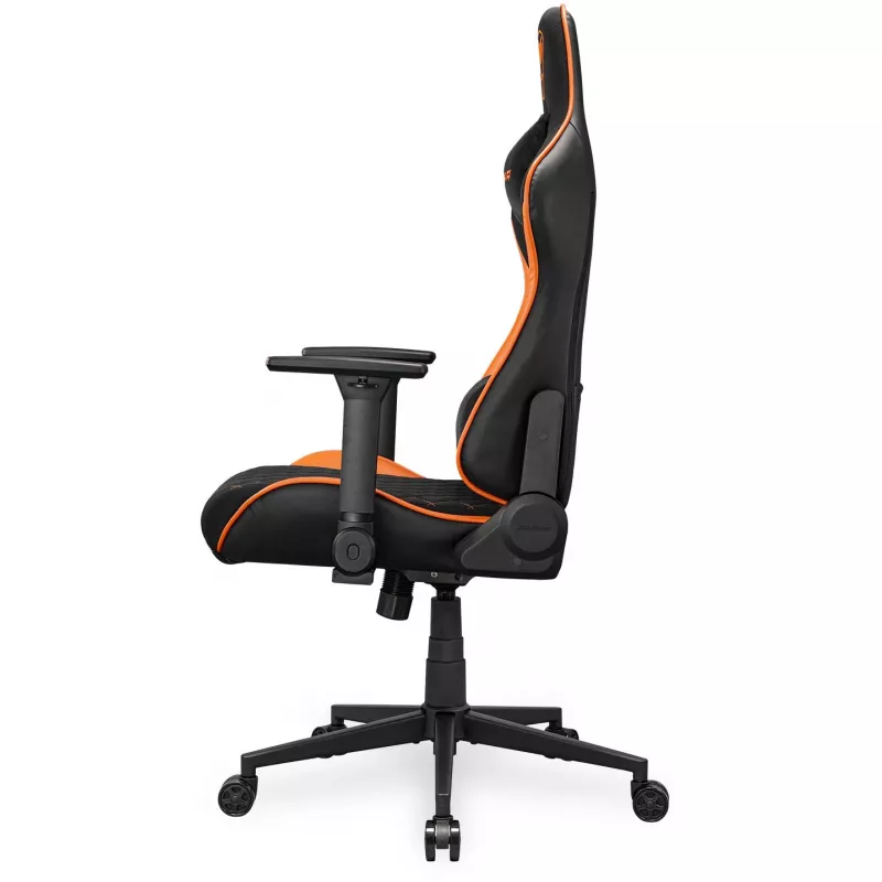 Universāls spēļu krēsls COUGAR Gaming Armor One V2 F polsterēts sēdeklis melns oranžs