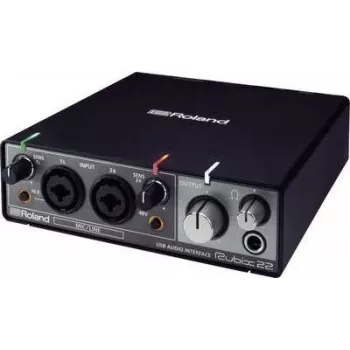 Roland Rubix22 - Desktop - Melns - USB - 24-bit/192kHz - 44.1,48,96,192 kHz - USB (417431A99)