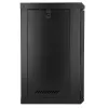 Extralink Lite 12U 530X400 WALL-MOUNTED Rackmount Cabinet Melns ar Shelf