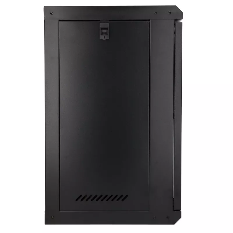 Extralink Lite 12U 530X400 WALL-MOUNTED Rackmount Cabinet Melns ar Shelf