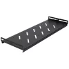 Extralink Lite 12U 530X400 WALL-MOUNTED Rackmount Cabinet Melns ar Shelf