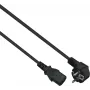 Strāvas kabelis Helos 262654 melns 1,8 m CEE 7/7 IEC C13