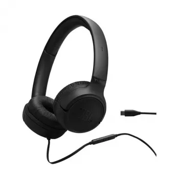 Vadu austiņas JBL Tune 530C USB-C — pāri auss novietojamas austiņas, 20–40000 Hz, melnas
