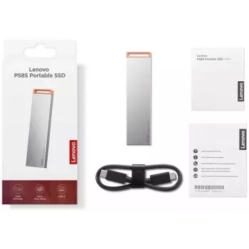 Ārējais cietvielu disks Lenovo 4XB1T88412 1 TB USB Type-C 3.2 Gen 2 (Pelēks)