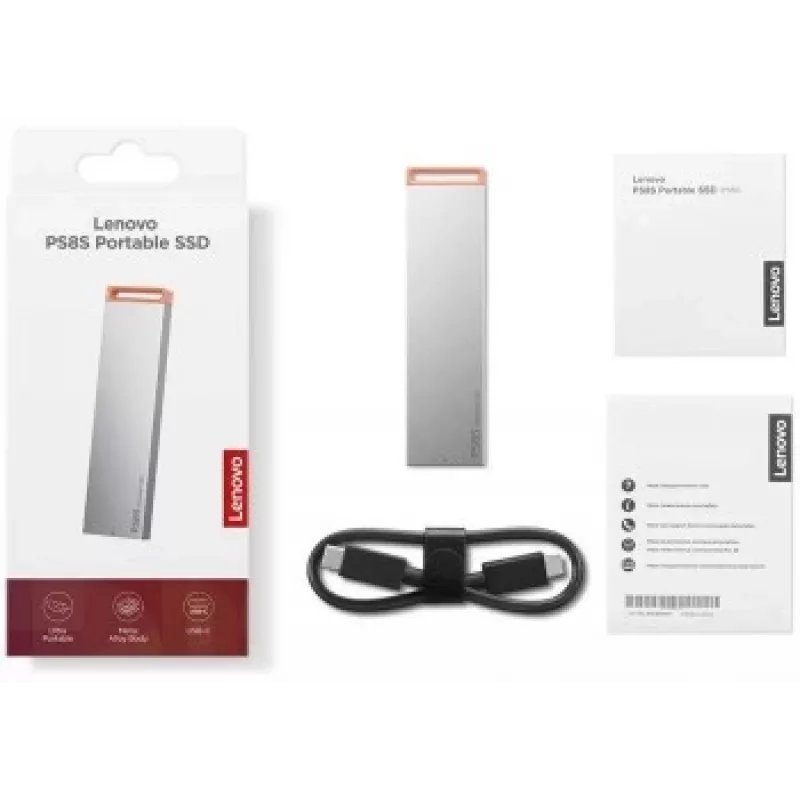 Ārējais cietvielu disks Lenovo 4XB1T88412 1 TB USB Type-C 3.2 Gen 2 (Pelēks)