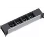 Power Extension Bachmann 909.000 Iekštelpām Melns Alumīnijs