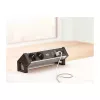 BACHMANN DESK2 ALU Melns 2x Grounded Plug 1x USB-Charger 1x ABD GST18