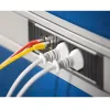 Barošanas bloks Bachmann STEP ALU 1x USB 1x pielāgots modulis 2x barošanas kontaktligzda