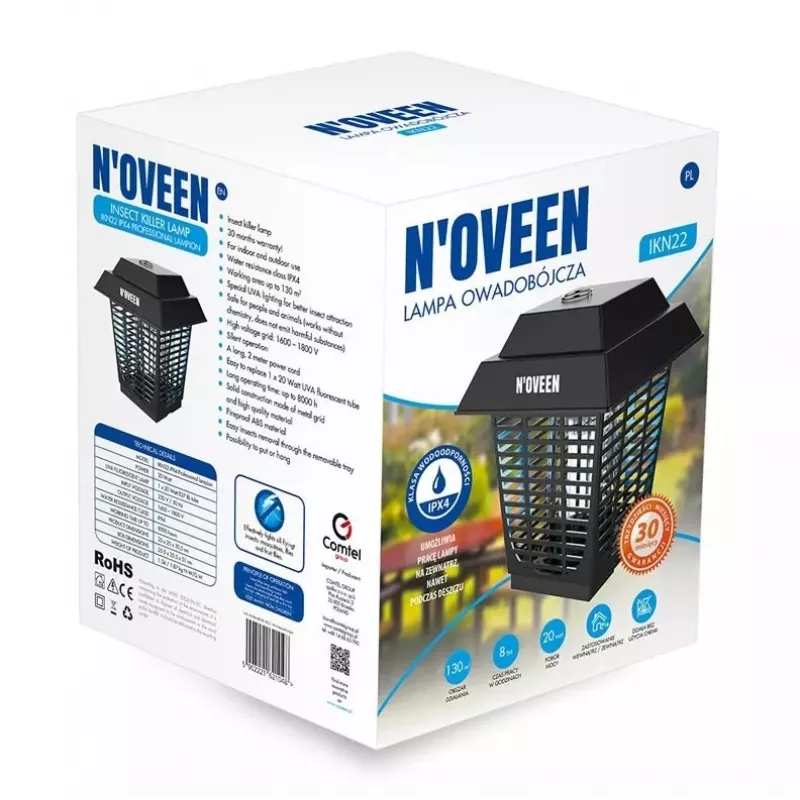 Laterna NOVEEN IKN22 IPX4 Professional – pārnēsājama laterna ar IPX4 šļakatu aizsardzību