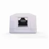 Pie sienas montējama ekranēta tīkla kontaktligzda GEMBIRD 1×RJ45 6.A kategorijas FTP
