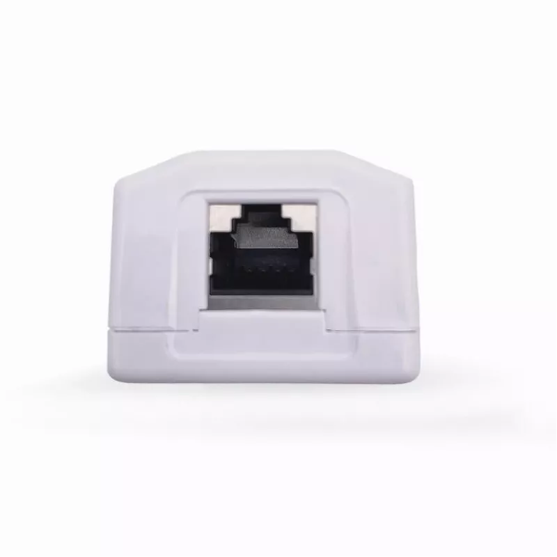 Pie sienas montējama ekranēta tīkla kontaktligzda GEMBIRD 1×RJ45 6.A kategorijas FTP