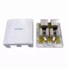 Pie sienas stiprināms ekranēts tīkla kontaktligzda GEMBIRD Gniazdo natynkowe 2×RJ45 Cat6A FTP