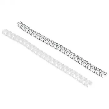 GBC iesiešanas stieples MultiBind 14 mm, melnas, 130 loksnes, A4, 307 mm, 134 mm, 100 gab.
