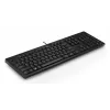 HP 125 vadu tastatūra, pilna izmēra USB membrānas tipa, melna