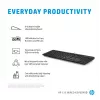 HP 125 vadu tastatūra, pilna izmēra USB membrānas tipa, melna