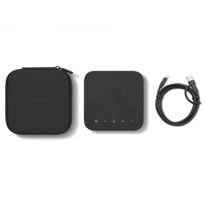 Lenovo 4Y71Q47766 skaļrunis — PC Bluetooth, USB-C, Li-Ion akumulators 4215 mAh, melns