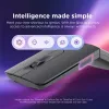 Bezvadu abrocīga Bluetooth pele Lenovo 4Y51T62792 — IR LED, 4000 DPI, 7 pogas, ritenis, pelēka