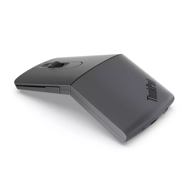 Bezvadu abrocīga Bluetooth pele Lenovo 4Y51T62792 — IR LED, 4000 DPI, 7 pogas, ritenis, pelēka