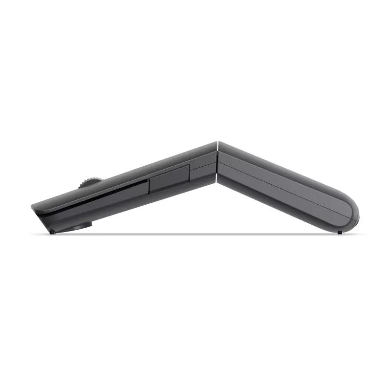 Bezvadu abrocīga Bluetooth pele Lenovo 4Y51T62792 — IR LED, 4000 DPI, 7 pogas, ritenis, pelēka