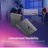 Bezvadu abrocīga Bluetooth pele Lenovo 4Y51T62792 — IR LED, 4000 DPI, 7 pogas, ritenis, pelēka