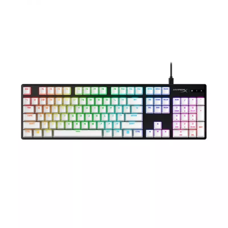 Tastatūras taustiņu komplekts, HP HyperX Full key Set Keycaps, balts, saderīgs ar HyperX un lielāko daļu mehānisko tastatūru