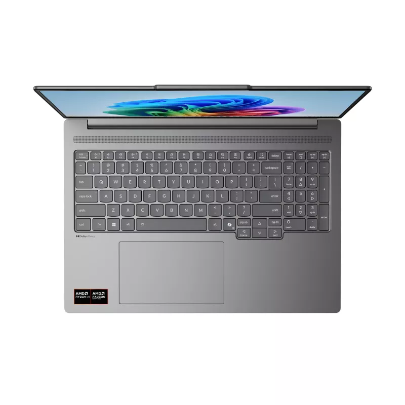 Lenovo IdeaPad Pro 5 16AGP11 Copilot+ PC AMD Ryzen AI 9 465 klēpjdators 40,6 cm (16 collas) 2.8K 32 GB LPDDR5x-SDRAM 1 TB SSD Wi-Fi 7 (802.11be) Windows 11 Pro German pelēka