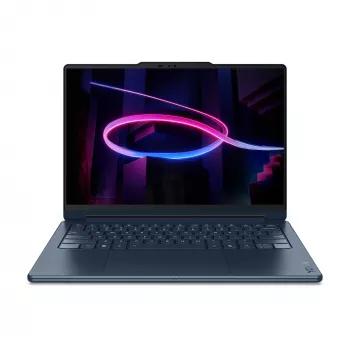 Lenovo Yoga 9 2-in-1 14IPH11 Copilot+ PC Intel Core Ultra 7 355 Hibrīda (2-in-1) 35.6 cm (14 collas) Skārienjutīgs 2.8K 32 GB LPDDR5x-SDRAM 1 TB SSD Wi-Fi 7 (802.11be) Windows 11 Home Vācu Zils