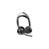 HP Poly Voyager Focus 2-M USB-C-C austiņas USB-C/A adapteris Poly+ 3 gadi