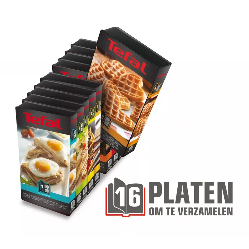 Tefal Snack Collection SW853D sviestmaižu gatavotājs un vafļu dzelzs