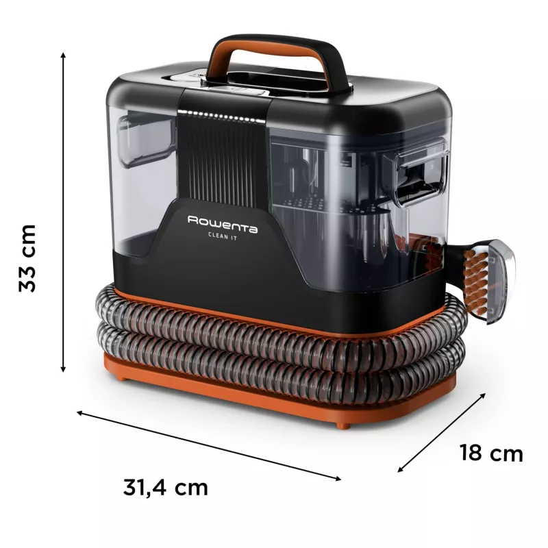 Putekļsūcējs Rowenta Clean It IN5011F0 — mitrai un sausai tīrīšanai, bez maisiņa, ūdens filtrācija, 1,5 L, 400 W