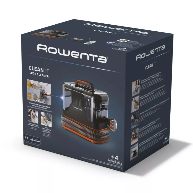 Putekļsūcējs Rowenta Clean It IN5011F0 — mitrai un sausai tīrīšanai, bez maisiņa, ūdens filtrācija, 1,5 L, 400 W