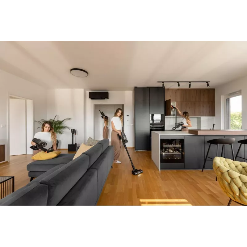 Gorenje SVC296749NEBL 2-in-1 putekļsūcējs ar kātu Baterija Sausā HEPA Bez maisiņa 0,6 l 550 W Antracīta