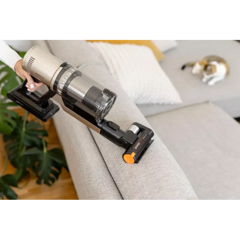Gorenje SVC259441NFGO 2-in-1 stick vacuum baterija Dry HEPA Bagless 0.6 L 350 W Gold