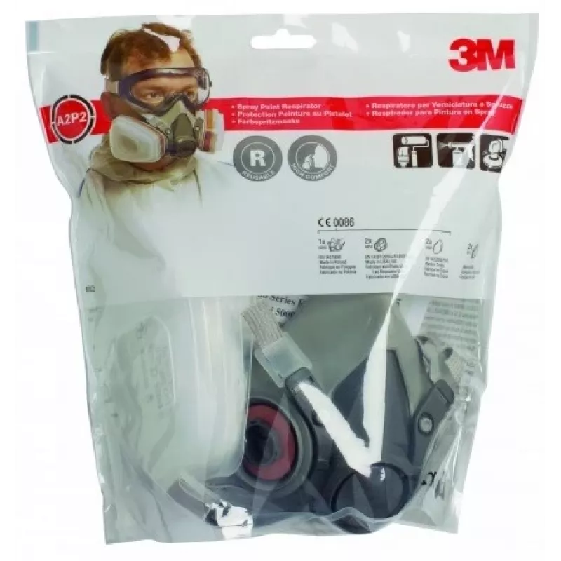 3M 6002C atkārtoti lietojams respirators