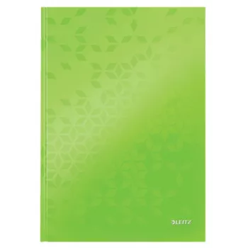 Leitz piezīmju grāmatiņa WOW A4 līnijās ar cietajiem vākiem 90 g/80 lapas, rakstaina, zaļa, A4, 80 lapas, 80 g/m², līniju papīrs