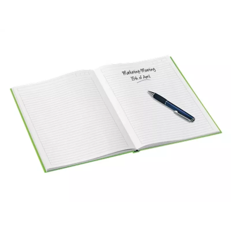 Leitz piezīmju grāmatiņa WOW A4 līnijās ar cietajiem vākiem 90 g/80 lapas, rakstaina, zaļa, A4, 80 lapas, 80 g/m², līniju papīrs