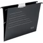 Leitz Alpha® Recycle kartona iekaramā mape, A4, melna, kartons, 80 g/m², 150 lapas, 348 mm