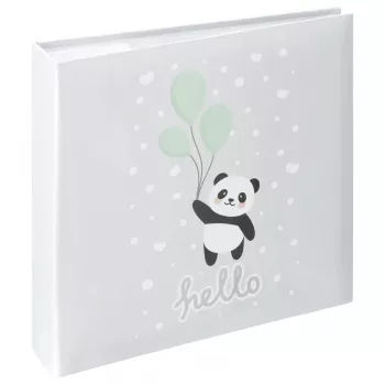 Hama Hello Panda fotoalbums Balts 250 loksnes