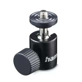 Statīva lodgalva HAMA 00005000, 1/4 collas vītne, 38 mm augstums, melna