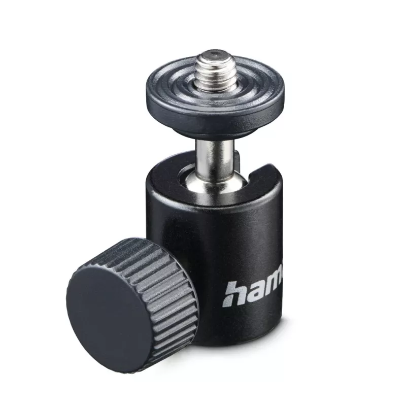 Statīva lodgalva HAMA 00005000, 1/4 collas vītne, 38 mm augstums, melna