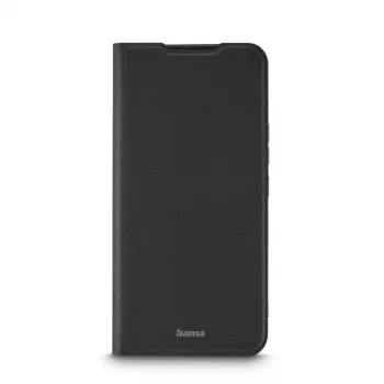 Folio telefona maciņš HAMA Daily Protect Xiaomi Redmi Note 15 Pro 4G, 17,2 cm (6,77 collas), melns, 2 karšu kabatiņas, galda statīvs